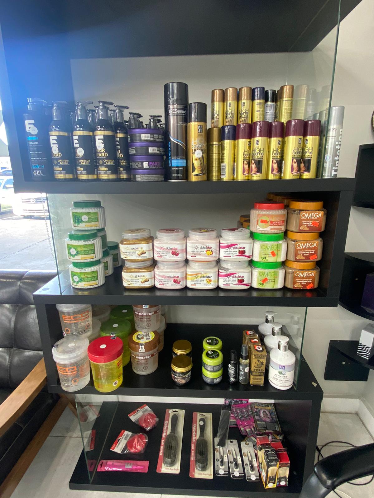 Inside Gold Cuts Barber Shop